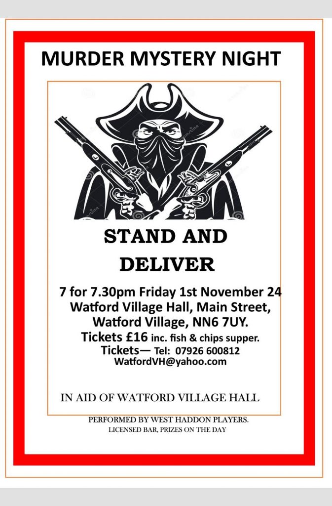 Watford Murder Mystery Dinner Evening